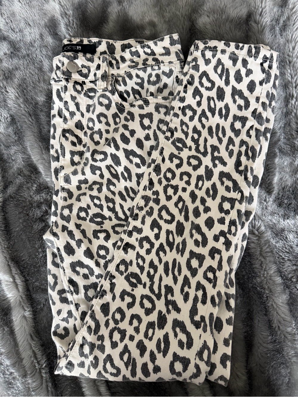 Joes Jeans leopard print skinny denim